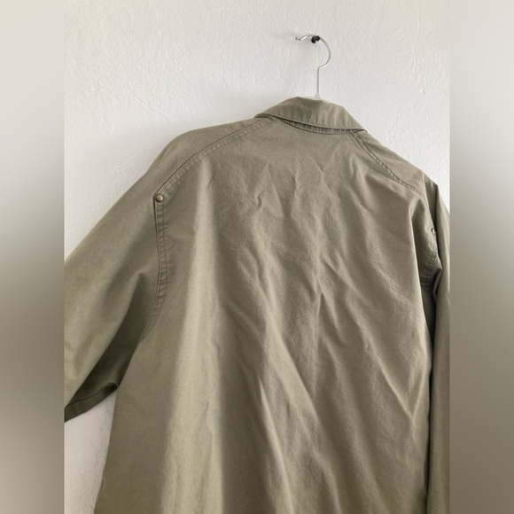 Vintage Army Green Utility Jacket Full Zip by 1134 Trendy Artsy Size Medium - Picture 12 of 13